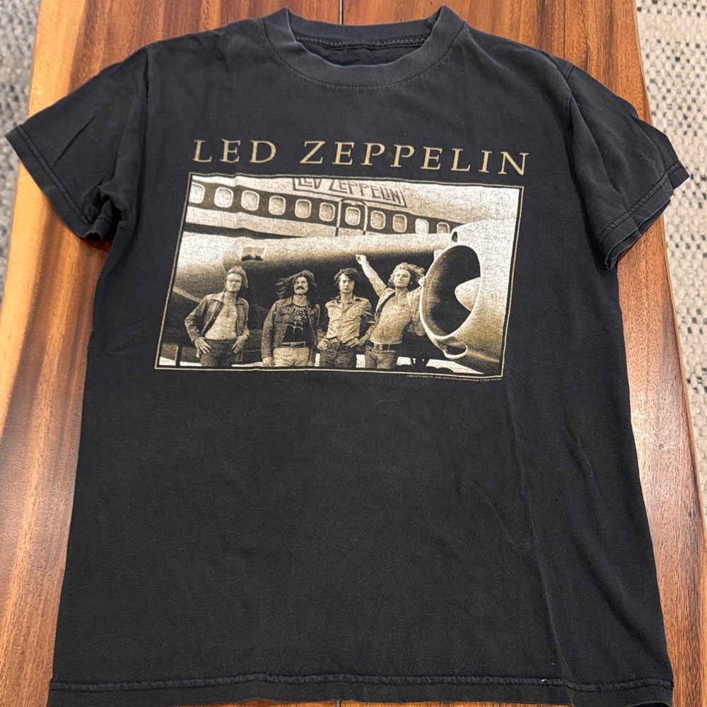 Led Zeppelin Black vintage Graphic T-Shirt